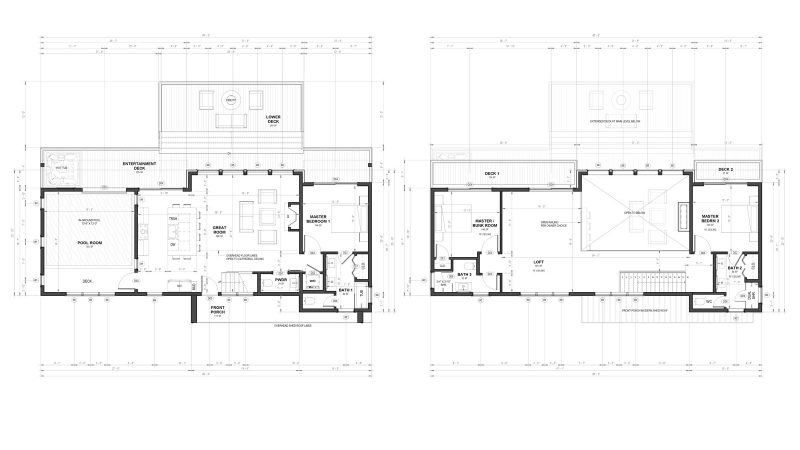 Lot 1 - Floor Plans